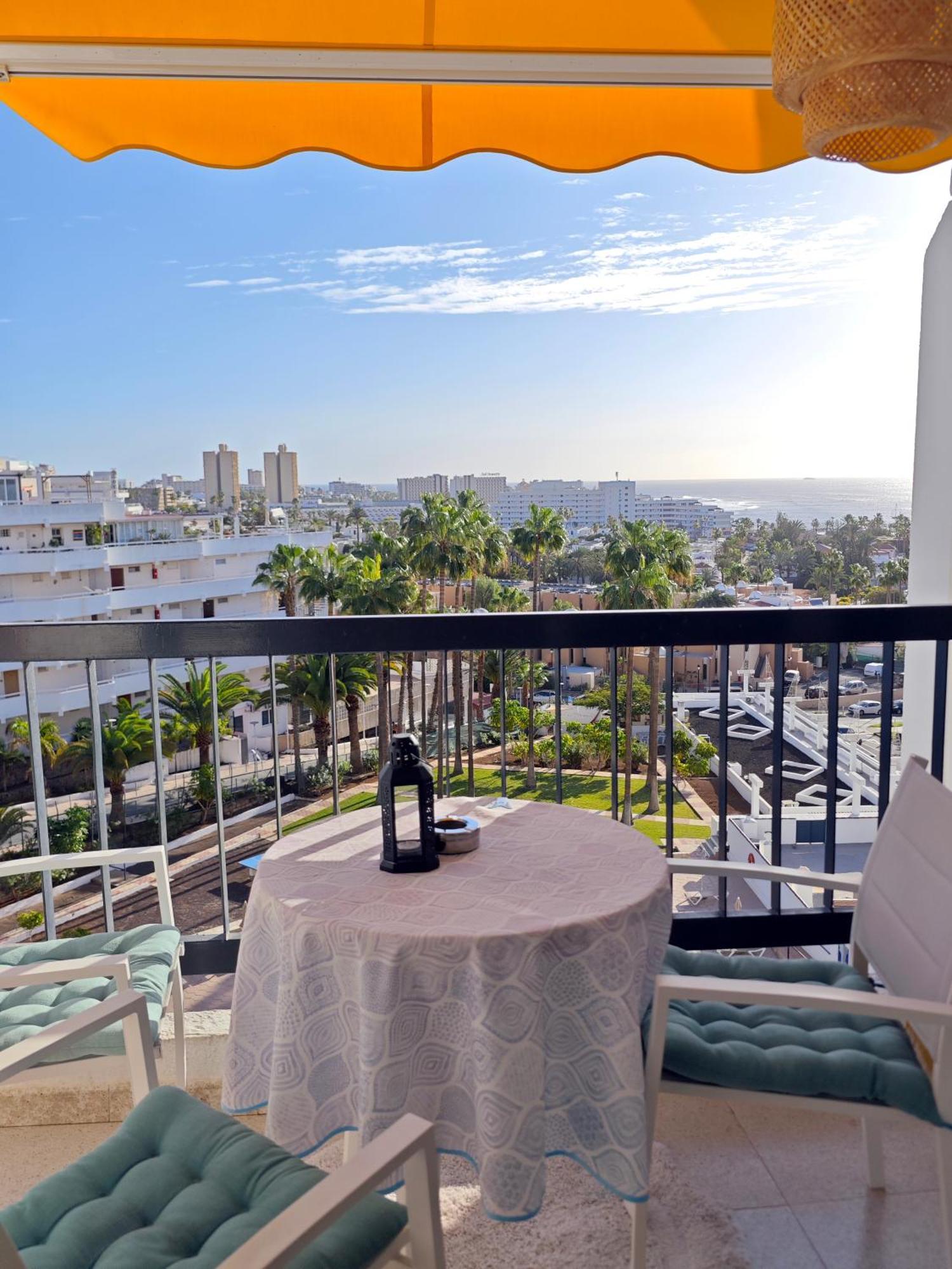 Blanco&Azul - Comfortable Ocean View Apartment Next To The Beach Playa de las Americas  Eksteriør bilde